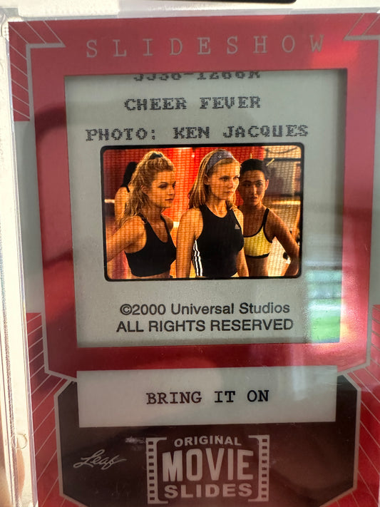 2026 Leaf Slideshow BRING IT ON 2-Slide Lot KIRSTEN DUNST Swing & Squad PROMO