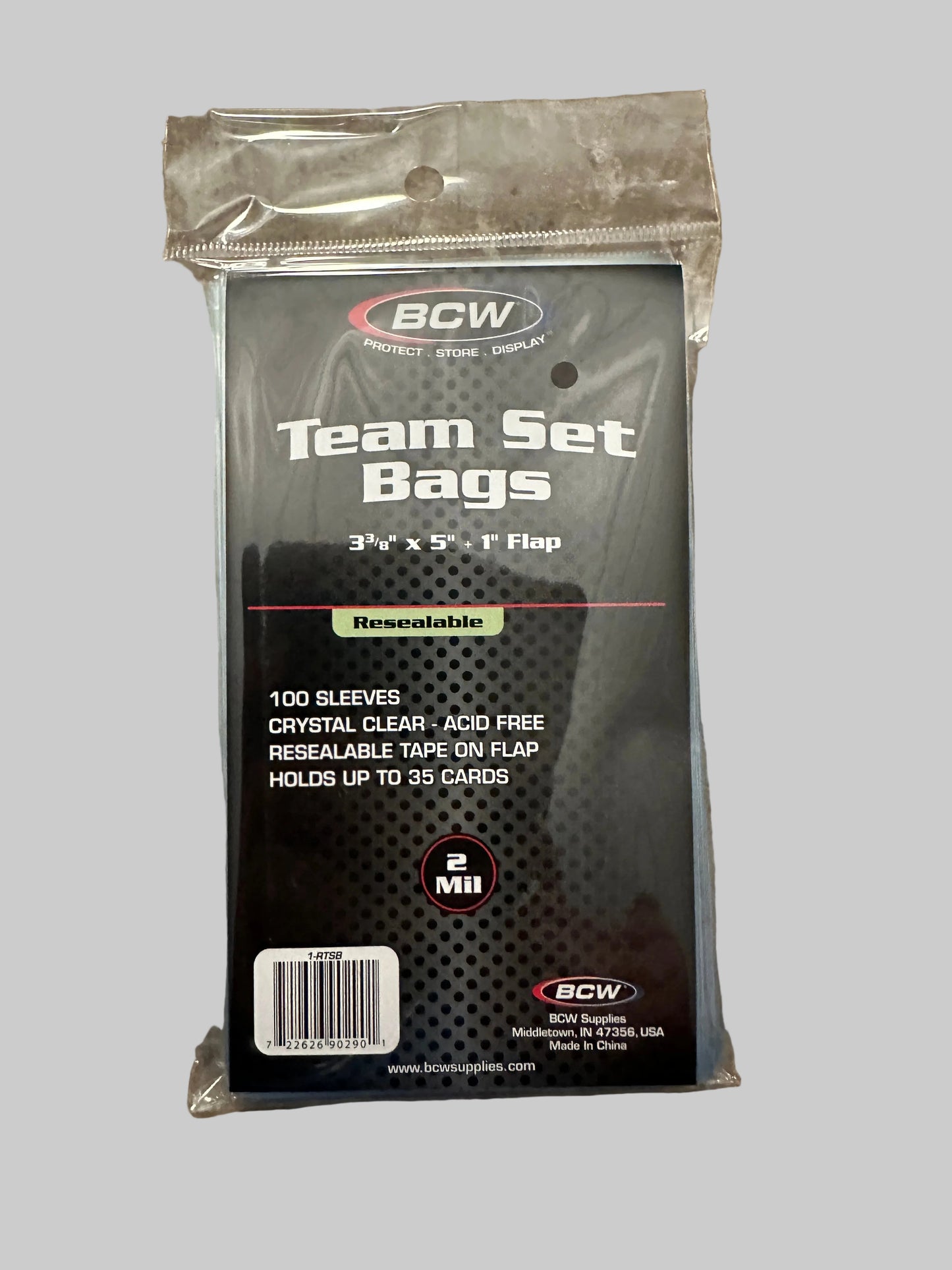 BCW Team Set Bags (100 Bag Pack)