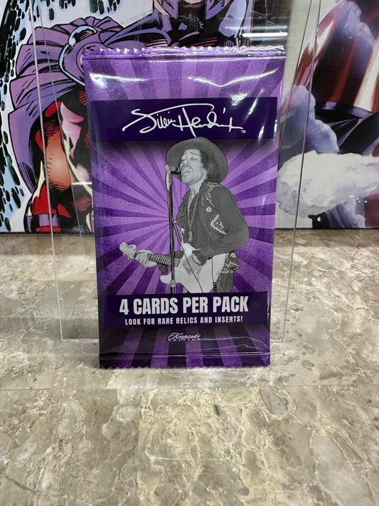 Keepsake: Jimi Hendrix Premiere Hobby Box Pack (1 Pack - 4 cards)