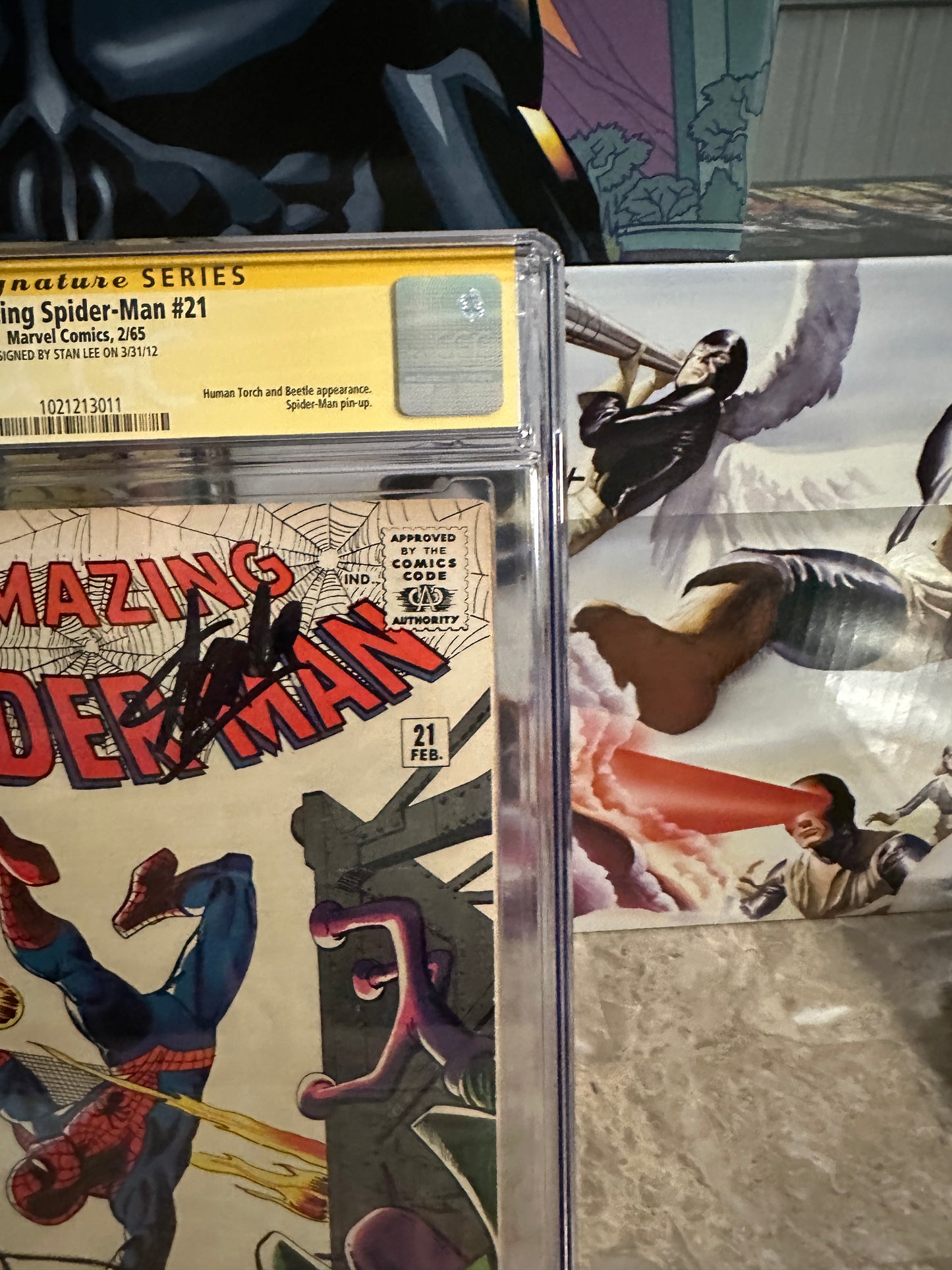 Amazing Spider-Man #21 CGC 8.5 OW SS Stan Lee (1965 Marvel)