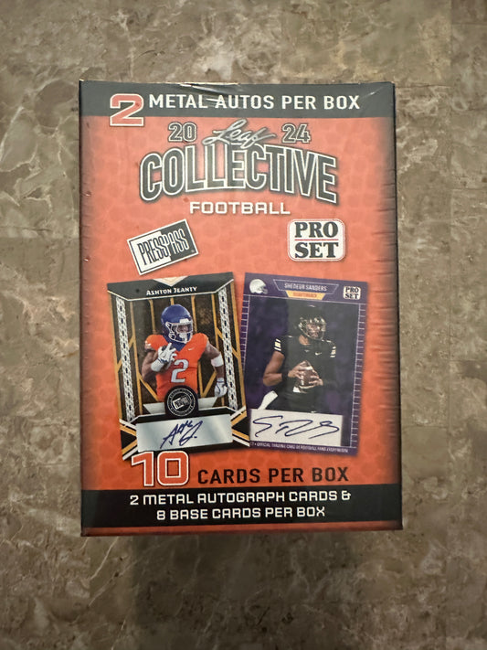 2024 Leaf Collective Football Blaster Box - 2 Autos - Shadeur Sanders