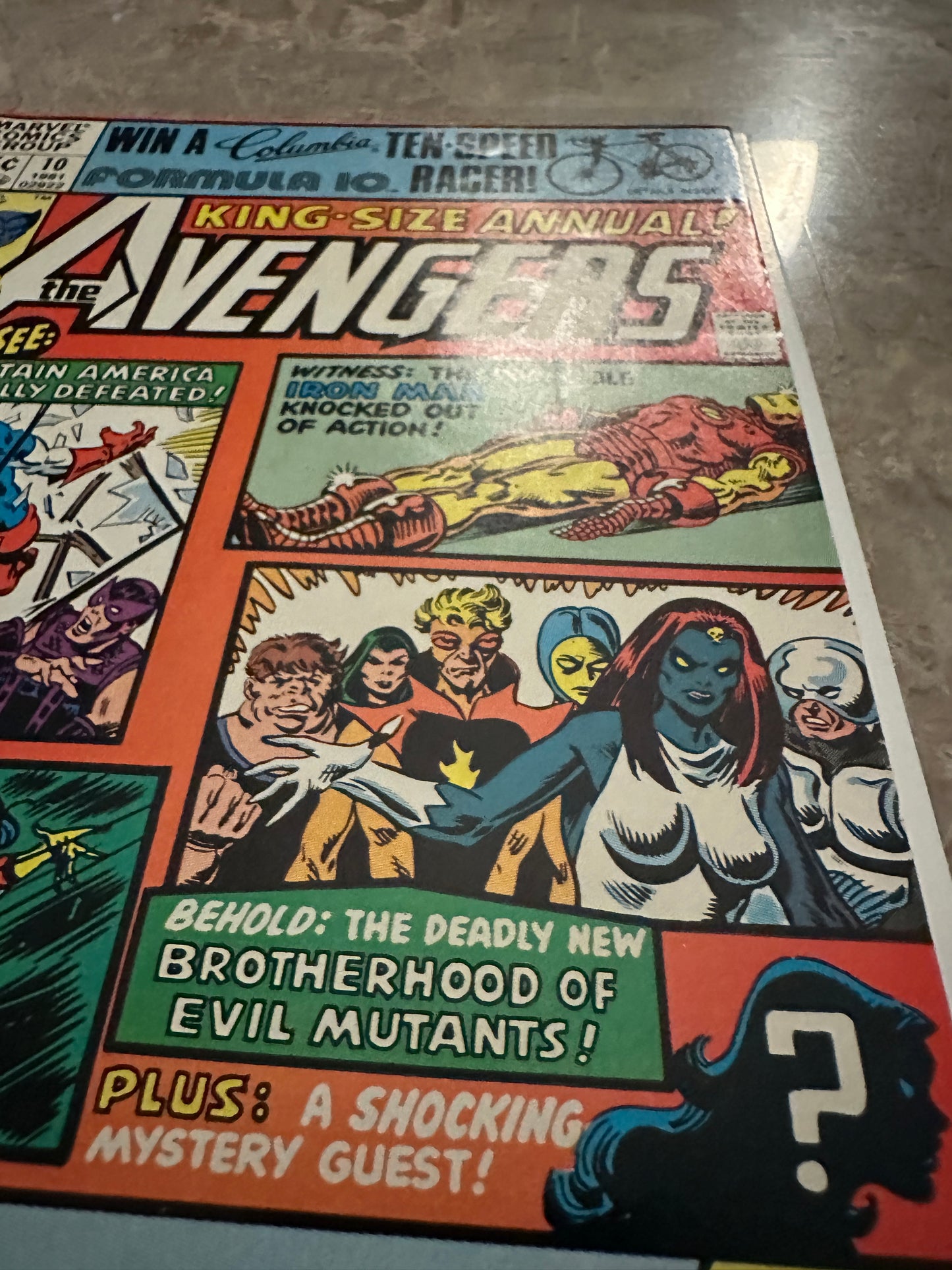 Avengers Annual #10 Newsstand VF- 7.5 (Marvel Comics 1981) - Unpressed
