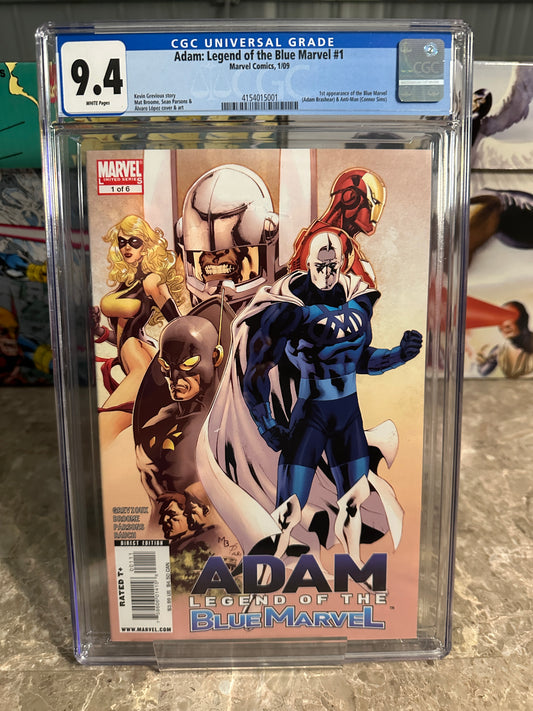 Adam: Legend of the Blue Marvel #1 CGC 9.4 (2009 Marvel)