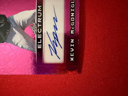 Kevin McGonigle 2026 Leaf Electrum Baseball Base Auto Pink 4/4 Bookend