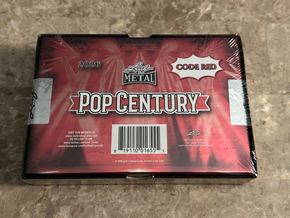 2026 Leaf Pop Century Code Red Hobby Box