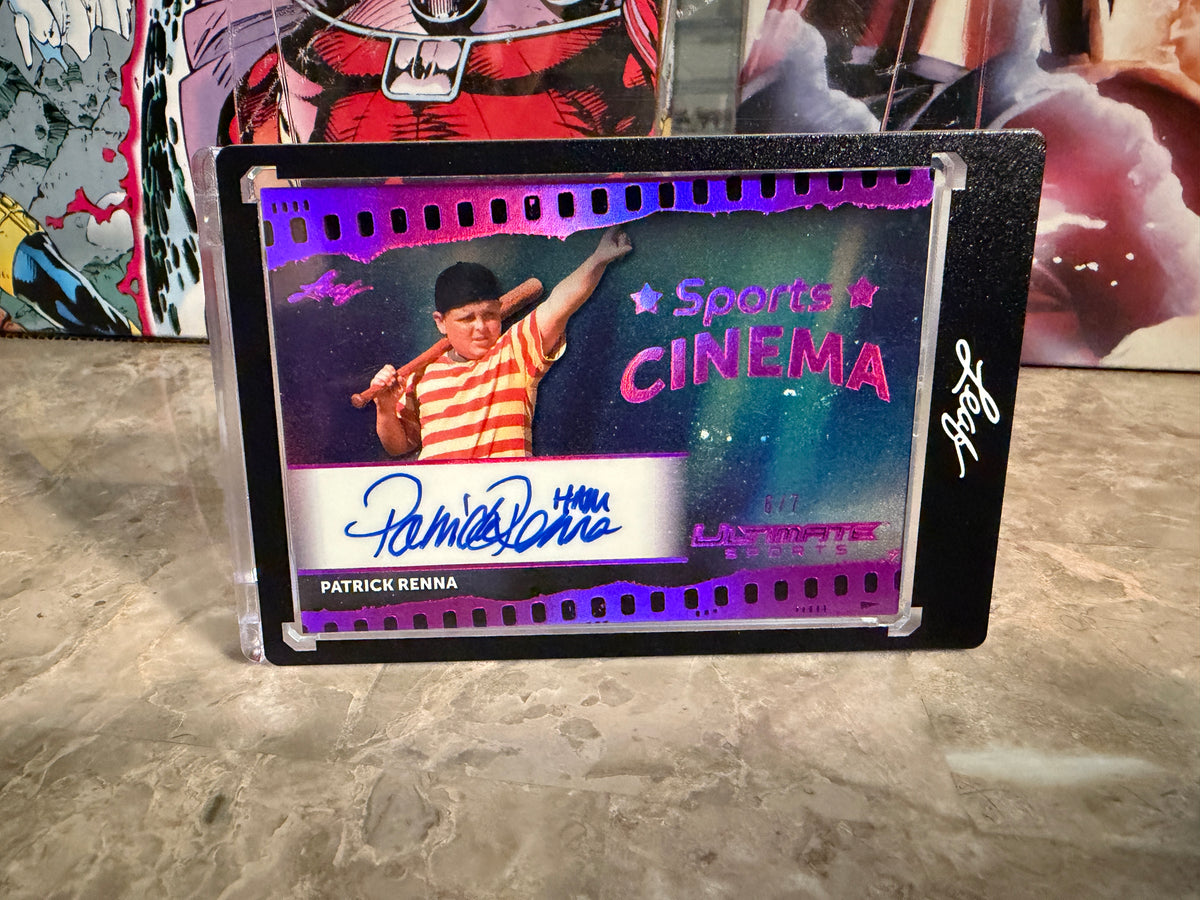 Patrick Renna 2026 Leaf Ultimate Sports Sports Cinema Auto Pink Sandlot Ham /7