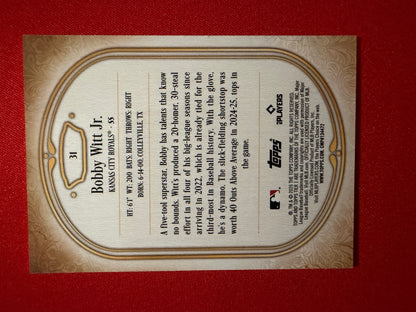 Bobby Witt Jr. 2026 Topps Tier One Baseball Base Set #31