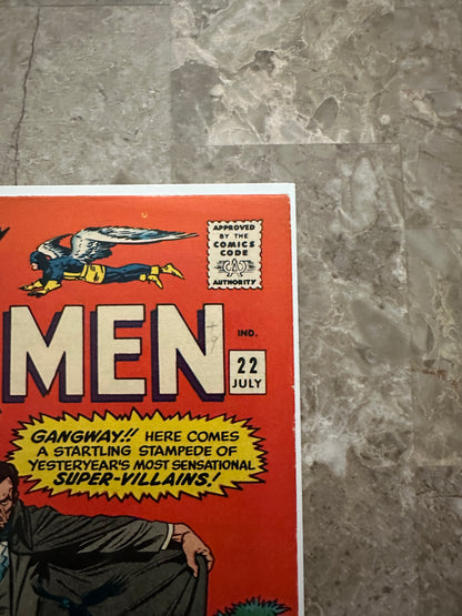 X-Men #22 FN+ 6.5 (1966 Marvel Comics) - Strong copy