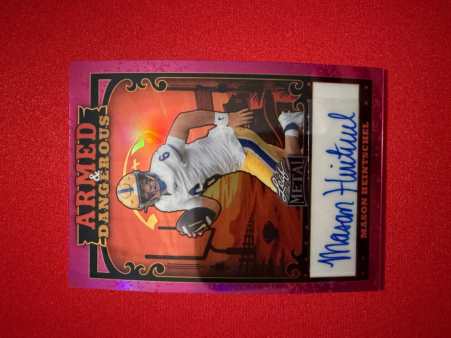 Mason Heintschel Leaf Metal Football Armed & Dangerous Auto Pink /6