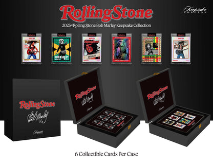 2025 Rolling Stone Bob Marley Keepsake Premiere Wooden 6 Box Case Presale (1/21)
