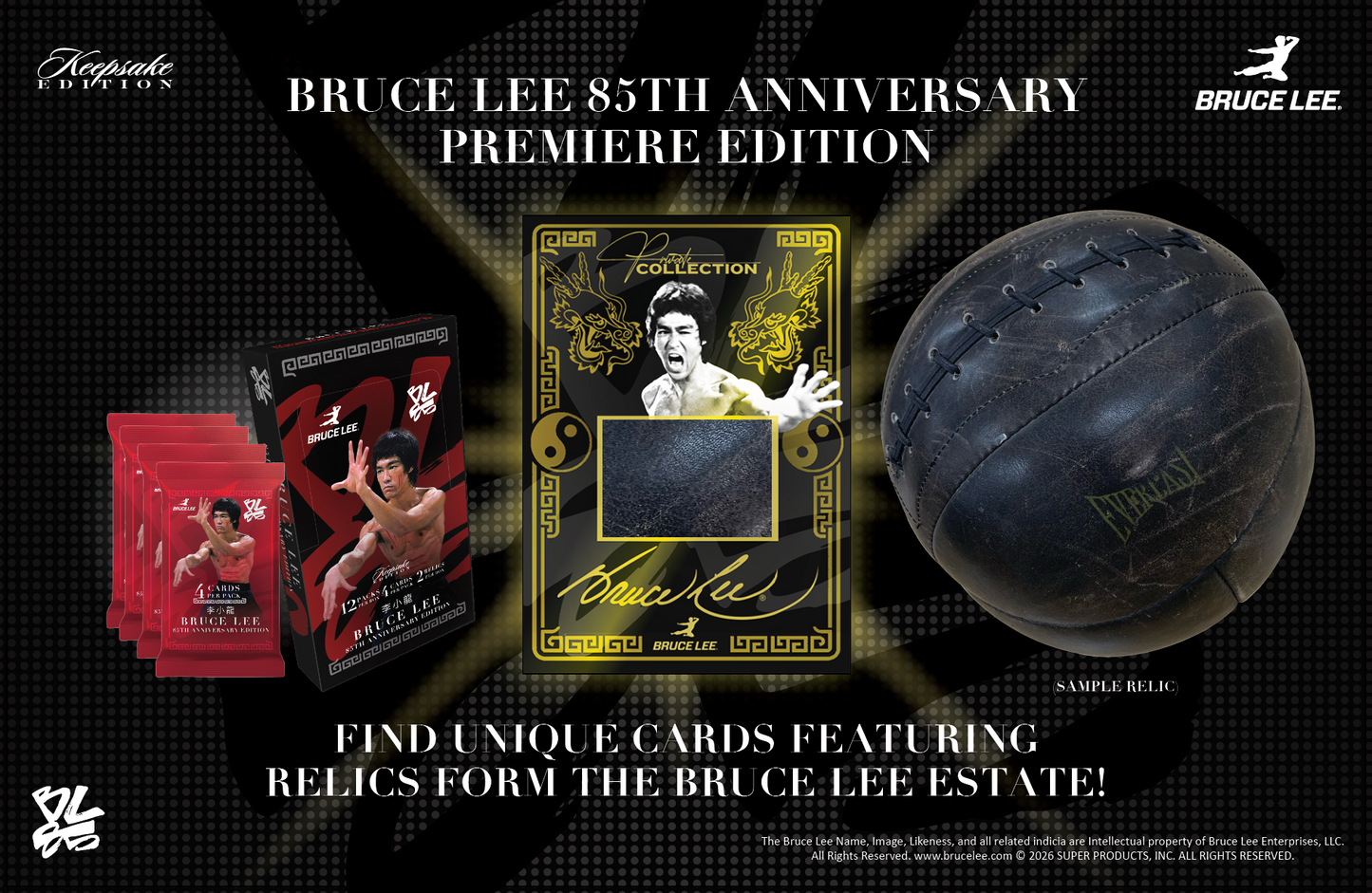 2026 Keepsake Bruce Lee 85th Anniversary Premiere Edition Hobby Box