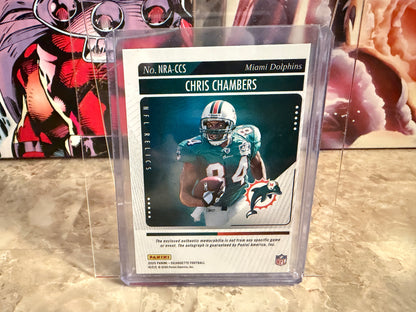 Chris Chambers 2025 Panini Silhouette NFL Relics Patch Auto /199