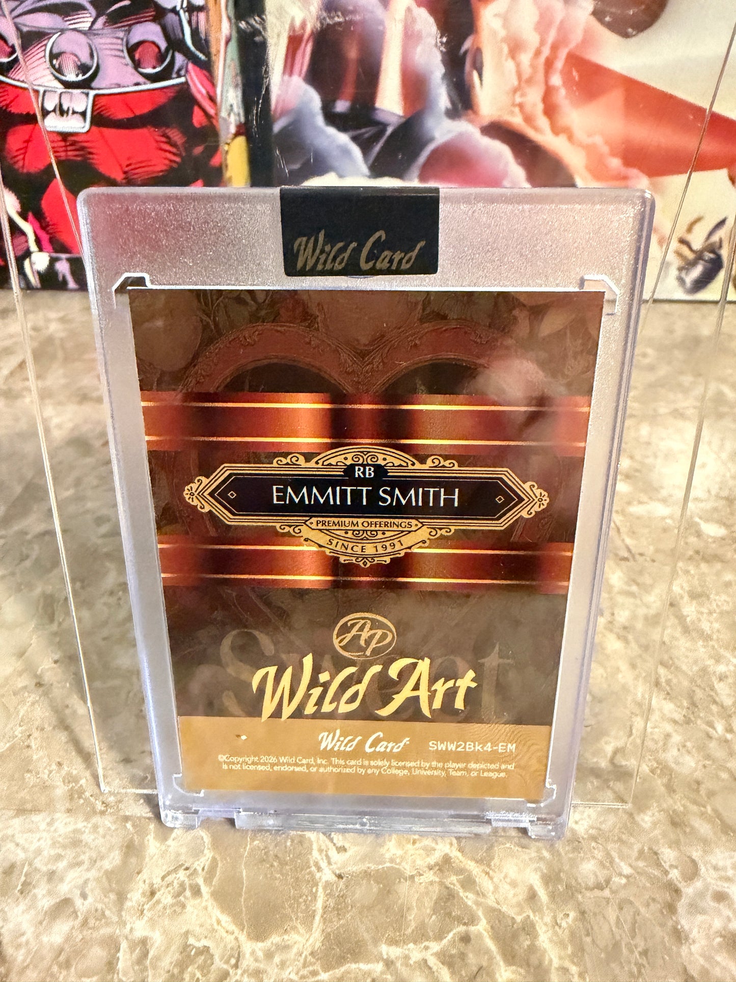 Emmitt Smith 2026 Wild Card Wild Art 1/1