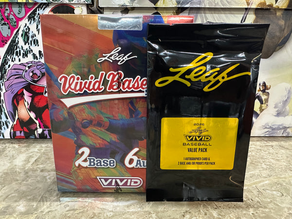 2026 Leaf Vivid Baseball Hobby Box + Value Pack
