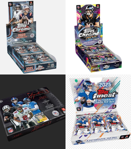 Topps NFL Football Premium Quad-Box Hobby Master Gift Bundle