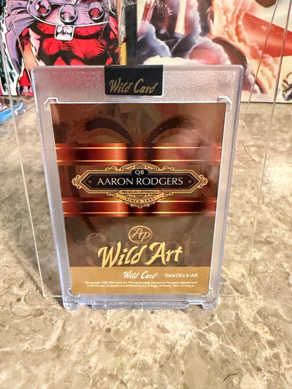 Aaron Rodgers 2026 Wild Card Wild Art 1/1 Artist Proof