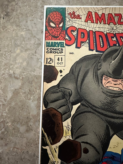 Amazing Spider-Man #41 VG/FN 5.0 (Marvel Comics 1966) - 1st Appearance Rhino