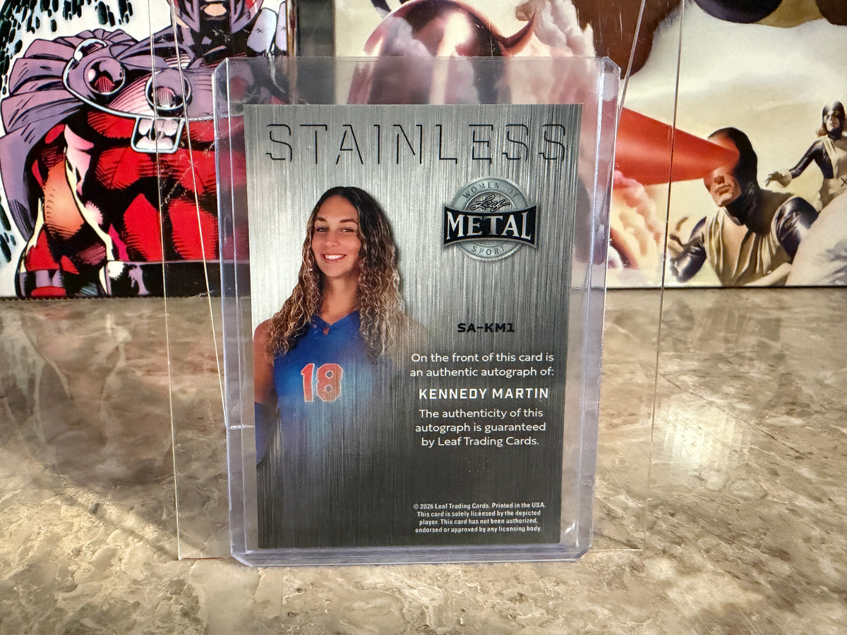 Kennedy Martin 2026 Leaf Women of Sport Stainless Auto Gold Prismatic 1/1