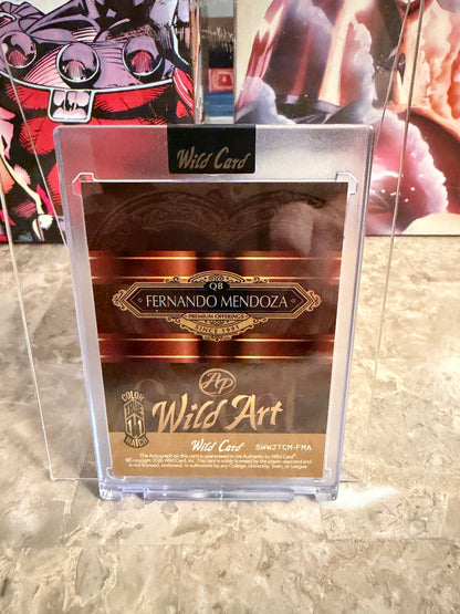 Fernando Mendoza 2026 Wild Card Sweet Wild Art Color True 1/1 Match Autograph