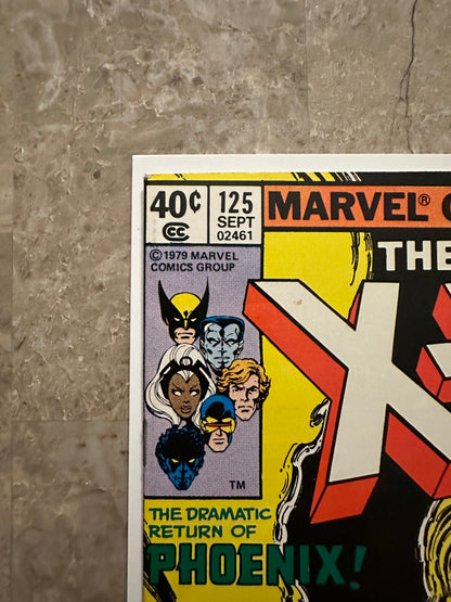 X-Men #125 Newsstand VF- 7.5 (Marvel Comics 1979) - Glossy copy