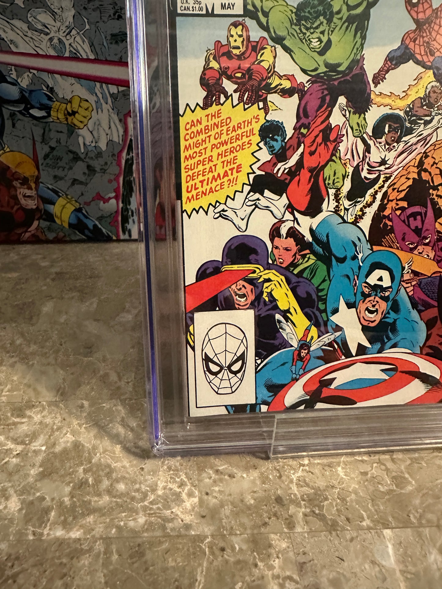 Marvel Super-Heroes: Secret Wars #1 CGC 9.6 WP (1984) - New Case