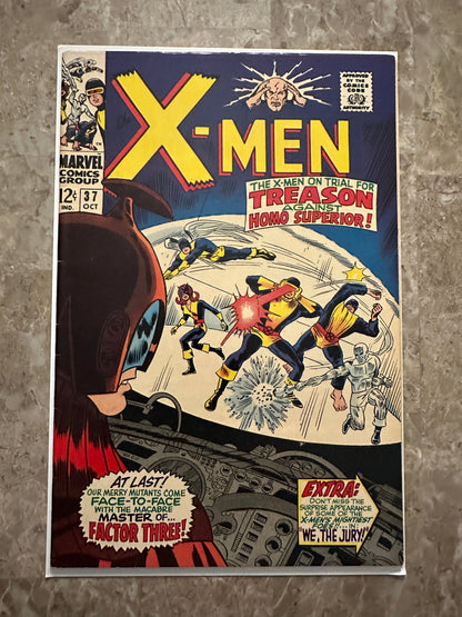 X-Men #37 VF- 7.5 (1967 Marvel Comics) - 1st appearance mutant master