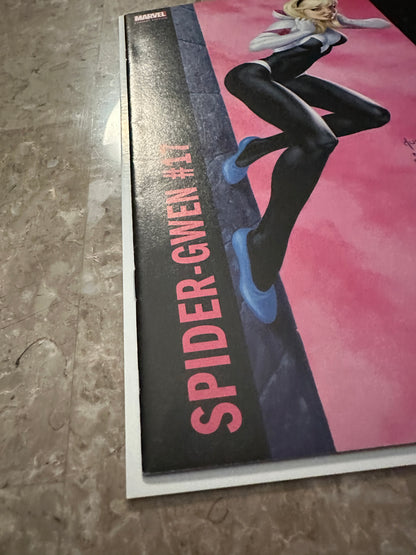 Spider-Gwen #17 Jusko Cover NM- 9.2 (2017 Marvel)
