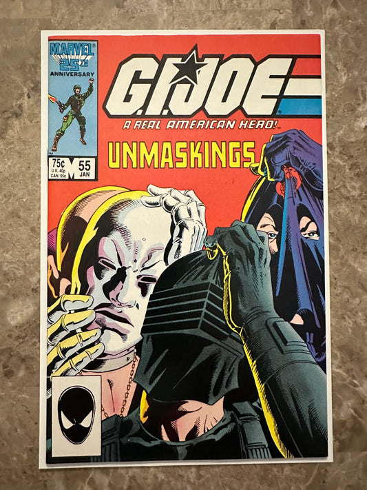 G.I. Joe #55 NM- 9.2 (Marvel 1986)