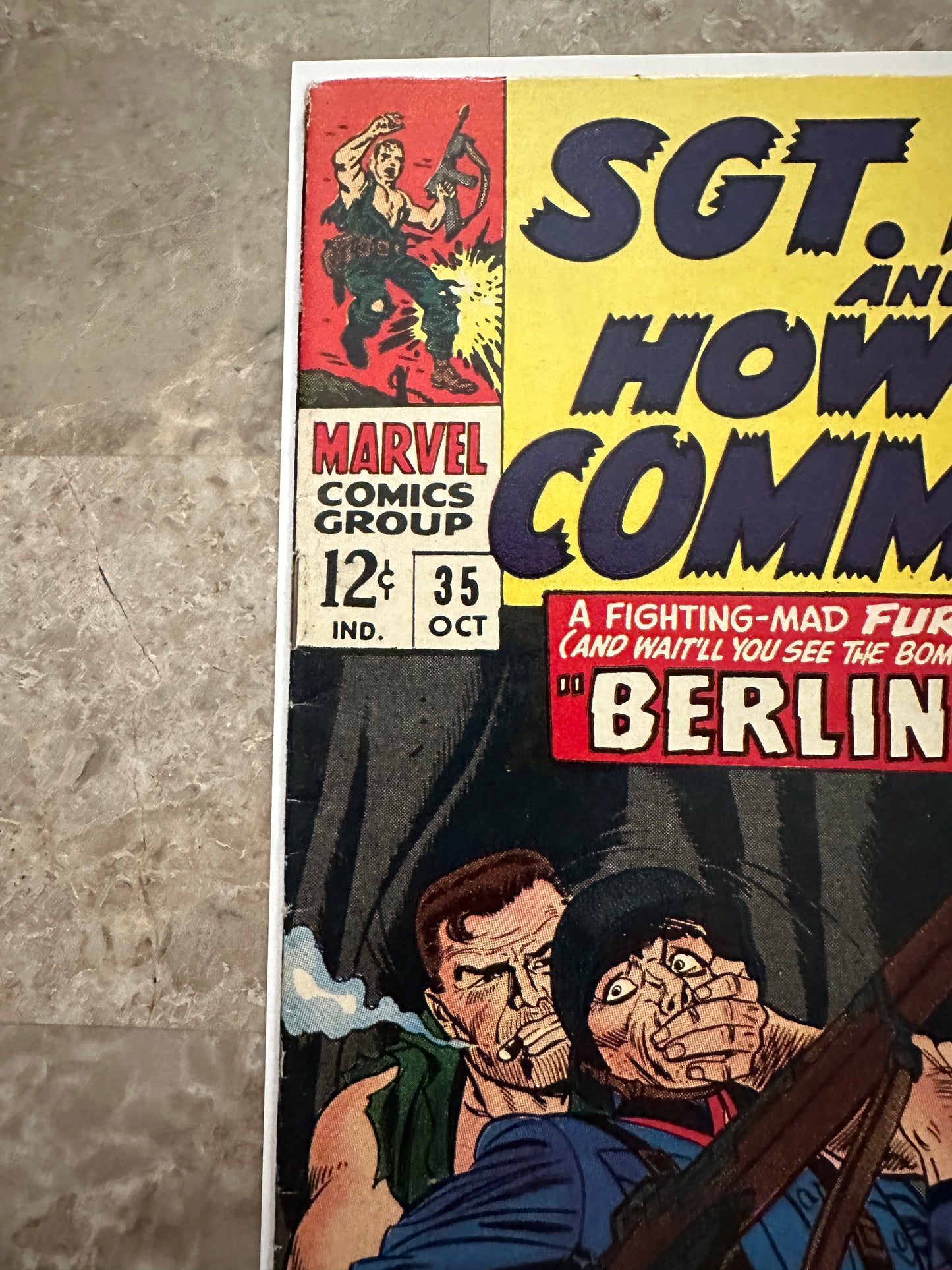 Sgt Fury #35 VF- 7.5 (Marvel Comics 1966) - Glossy copy