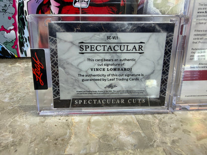 Vince Lombardi 2026 Leaf Spectacular Football Spectacular Cuts Signature Masterpiece 1/1