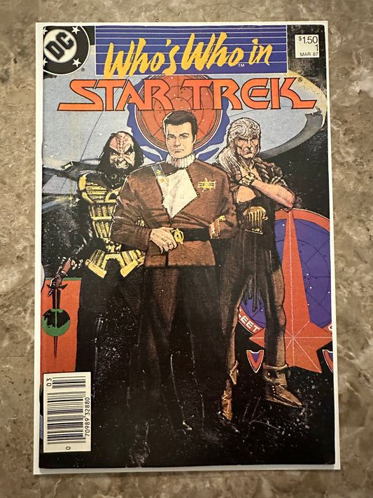 Who's Who in Star Trek #1 Newsstand Higher Grade (1987 DC)