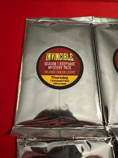 Invincible Season 1 Keepsake Orlando MegaCon 4 Mystery Pack Bundle 2026