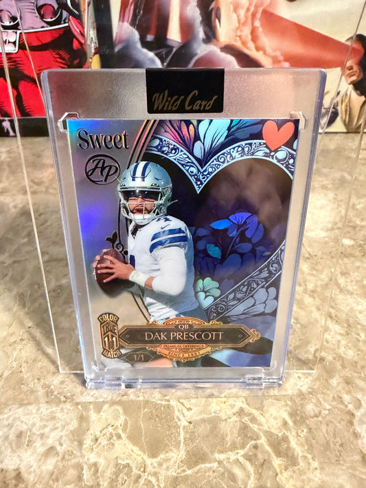 Dak Prescott 2026 Wild Card Wild Art 1/1 Color Match Artist Proof