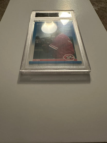 Barry Larkin #204 CTA/PSA Graded Mint 9 (1987 Fleer)