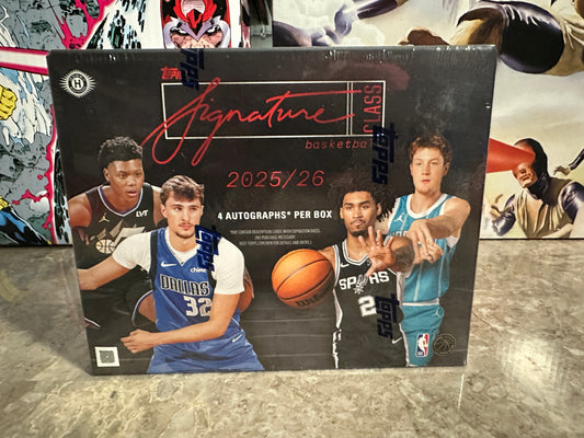2025-26 Topps Signature Class Basketball Jumbo Box