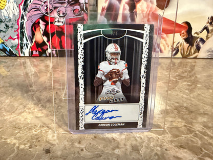 2026 Leaf Paydirt Football Dereon Coleman Auto Silver 1/1
