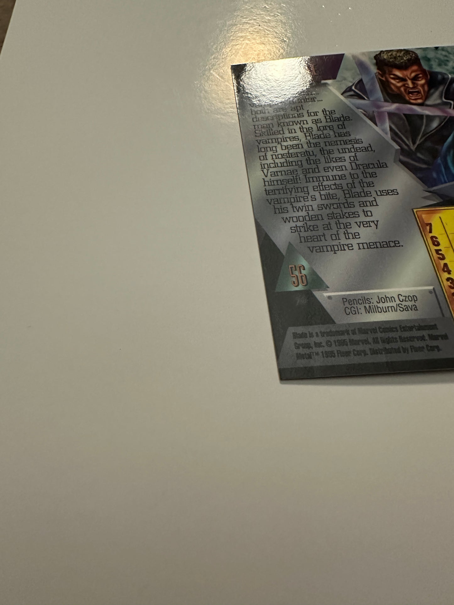 Blade #56 (1995 Marvel Metal) - High grade