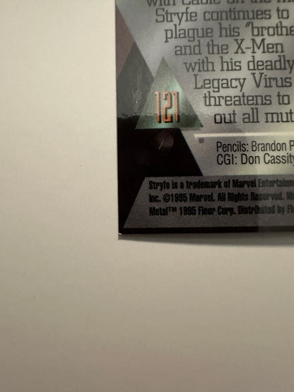 Stryfe #121 (1995 Marvel Metal) - High grade