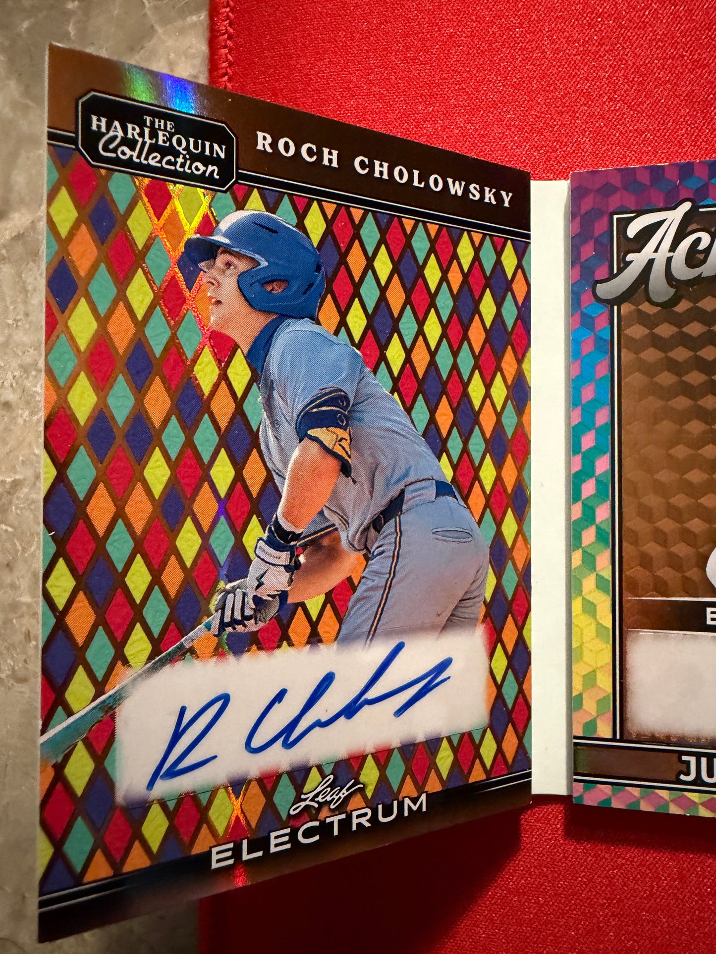 2026 Leaf Electrum Collection Draft Quad Auto Booklet Cholowsky LeBron Lombard Burress