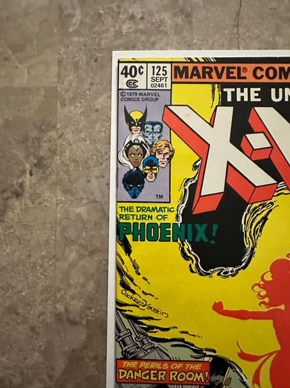 X-Men #125 Newsstand VF- 7.5 (Marvel Comics 1979) - Glossy copy