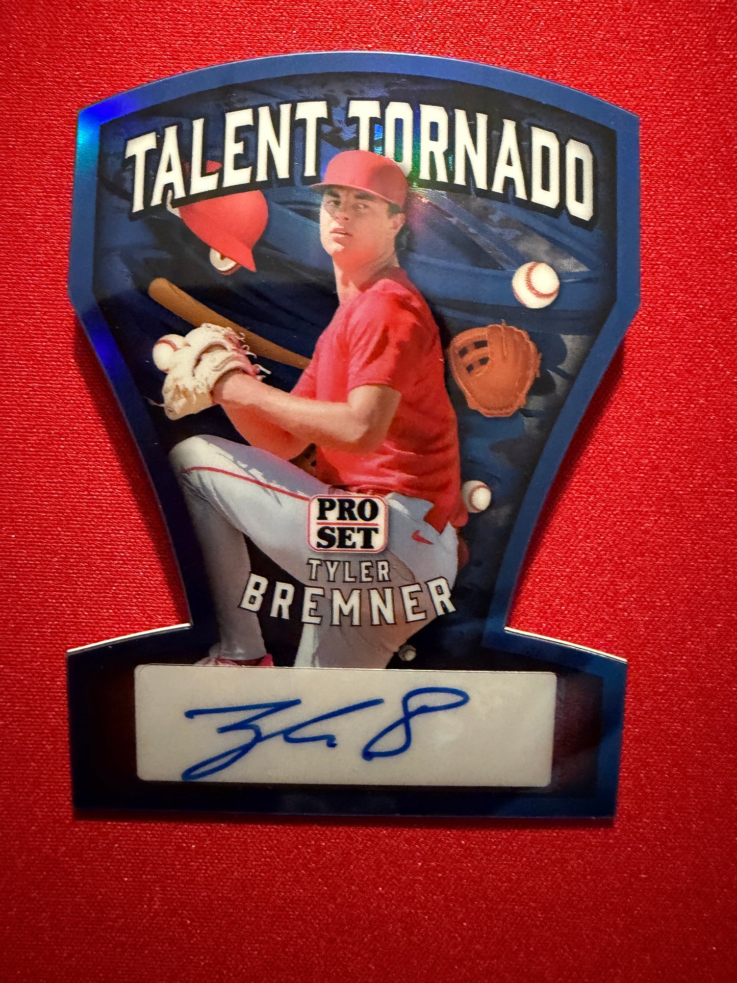 2026 Leaf Pro Set Tyler Bremner Talent Tornado Blue Auto 4/5