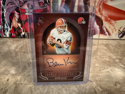 Bernie Kosar 2025 Panini Silhouette Football Framed Signatures /199