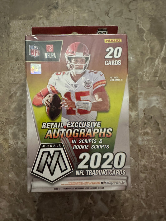 2020 Panini Mosaic Football Hanger Box - Factory Sealed