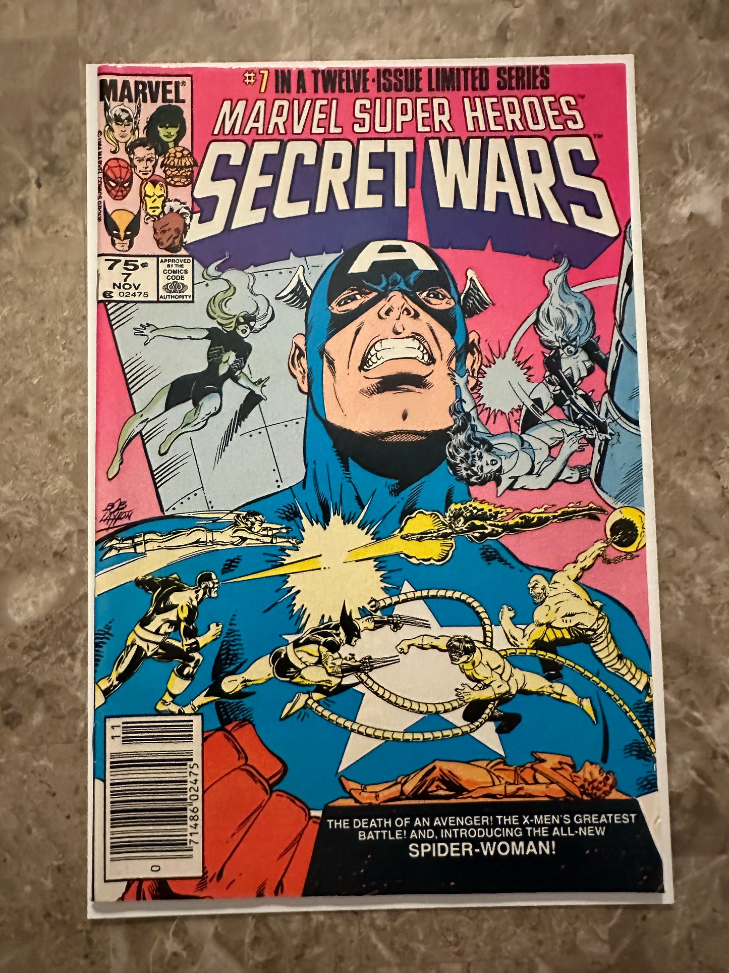 Marvel Super Heroes: Secret Wars #7 Newsstand FN+ 6.5 (Marvel Comics 1984)