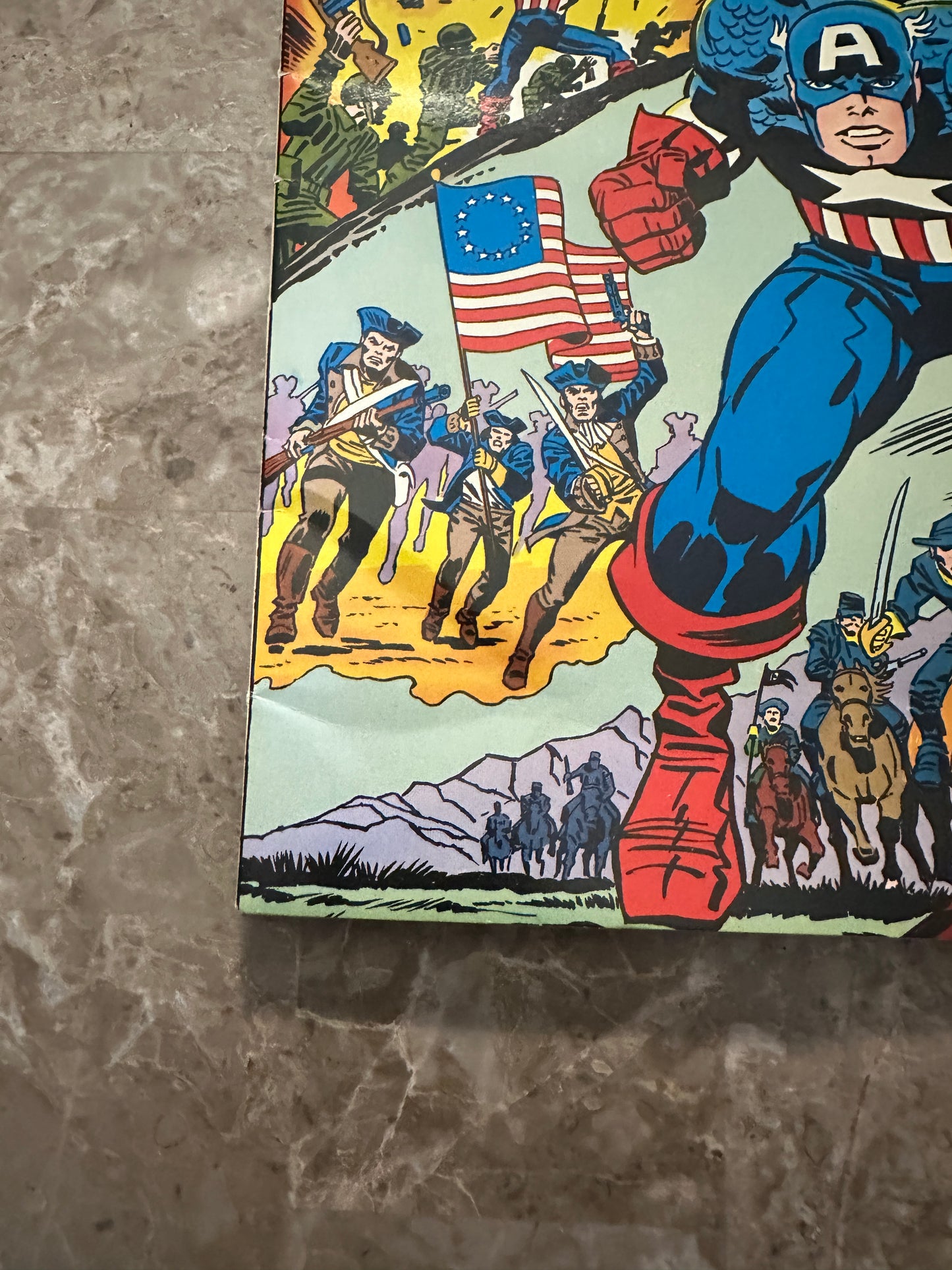 (Copy) Captain America's Bicentennial Battles FN 6.0 (1976 Marvel Treasury) - Unpressed