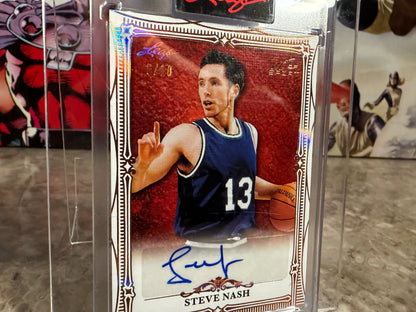 Steve Nash 2026 Leaf Art of Sport Base Auto Bronze /10