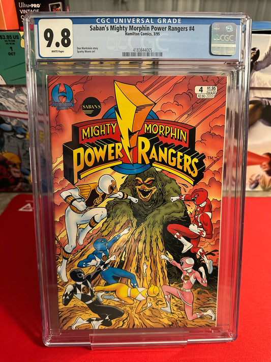 Saban's Mighty Morphin Power Rangers #4 CGC 9.8 WP (1995 Hamilton Comics)