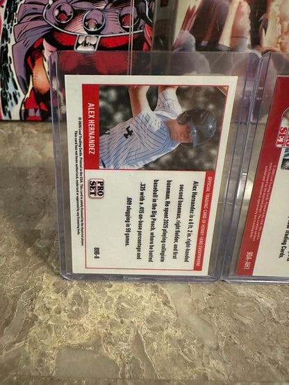 Alex Hernandez 2026 Leaf Pro Set Two-Card Prospect Lot 1/1s
