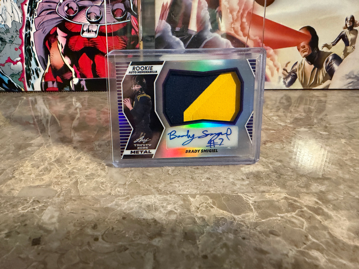 2026 Leaf Trinity Brady Smigiel Rookie Auto Memo Metal Multicolor Patch /6