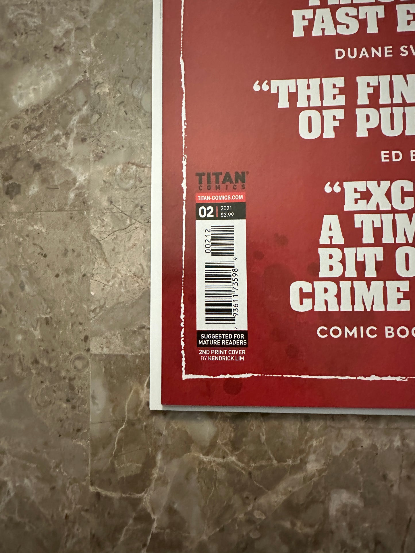 Gun Honey #2 Limited 1:10 NM 9.4 (2021 Titan)